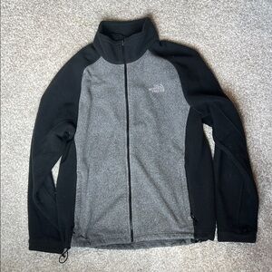 The North Face Men's Black and Gray light Weight Fleece Jacket